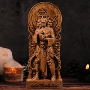 Dantalion Duke Demon, Dantalion Duke statue, Dantalion Duke Goetia, Demonology figure, Goetia demon, pagan altar, pagan statue