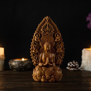 Buddha Sitting statue, Buddha Sitting Lotus figure, Sitting Buddha, buddism statue, Buddha altar