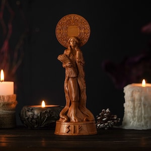 Sif Norse goddess Wooden statue, Sif statue, norse goddess, norse gods, pagan statue, norse pagan