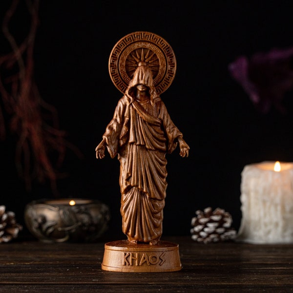 Khaos Greek Goddess, Khaos Greek Mythology figure, greek gods, pagan statue, greek pantheon