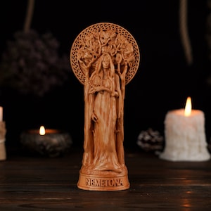 Nemetona Celtic Goddess, Nemetona Celtic Figure, celtic goddess, celtic altar, celtic pagan statue