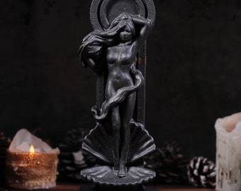 Black Aphrodite statue, Aphrodite Greek Goddess, Greek Goddess, greek altar, greek gods, greek statue