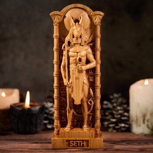 Seth statue, Seth Egypt God, Seth Egypt figure, ancient egypt gods, egypt gods, ancient paganism, pagan altar, egypt altar statue