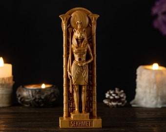 Sekhmet Egyptian Goddess, Sekhmet statue, ancient egypt gods, egypt gods, ancient paganism, pagan altar, egypt altar statue