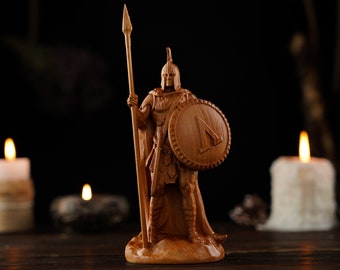 Leonidas Spartan Statue, Ancient Greek Figure