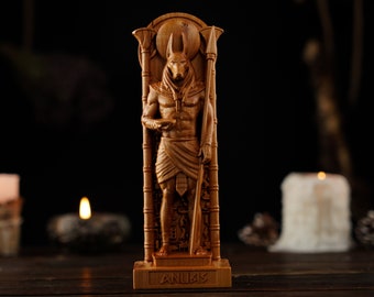 Anubis Egyptian God, Anubis statue, ancient egypt gods, egypt gods, ancient paganism, pagan altar, egypt altar statue