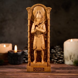 Osiris statue, Osiris Egypt God, Osiris Egypt figure, ancient egypt gods, egypt gods, ancient paganism, pagan altar, egypt altar statue