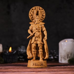 Perun statue, Slavic God statue, Perun God statue, slavic pantheon, pagan god