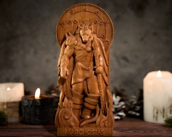 Märzosias Goetia Dämon, Märzosias Statue, Dämonologie Figur, Goetia Dämon, heidnischer Altar, heidnische Statue, Wicca Altar