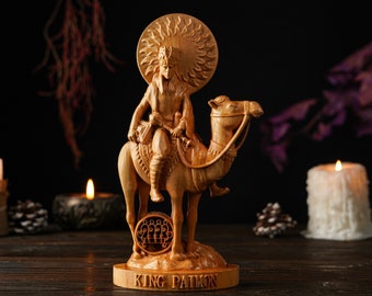 Goetia King Paimon Witchcraft figure, Paimon figure, Paimon pagan statue