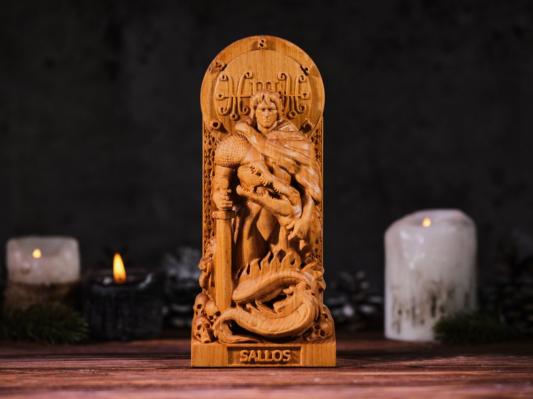 Sallos Goetia Demon, Zaebos Statue, Saleos Demon, Demonology Figure, Goetia Demon, Pagan Altar, Pagan Statue - Etsy Canada