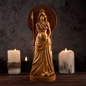 Brigantia Celtic Goddess, Brigantia Goddess, Brigantia statue, celtic goddess, pagan altar, Roman-British Goddess, Brigid Goddess