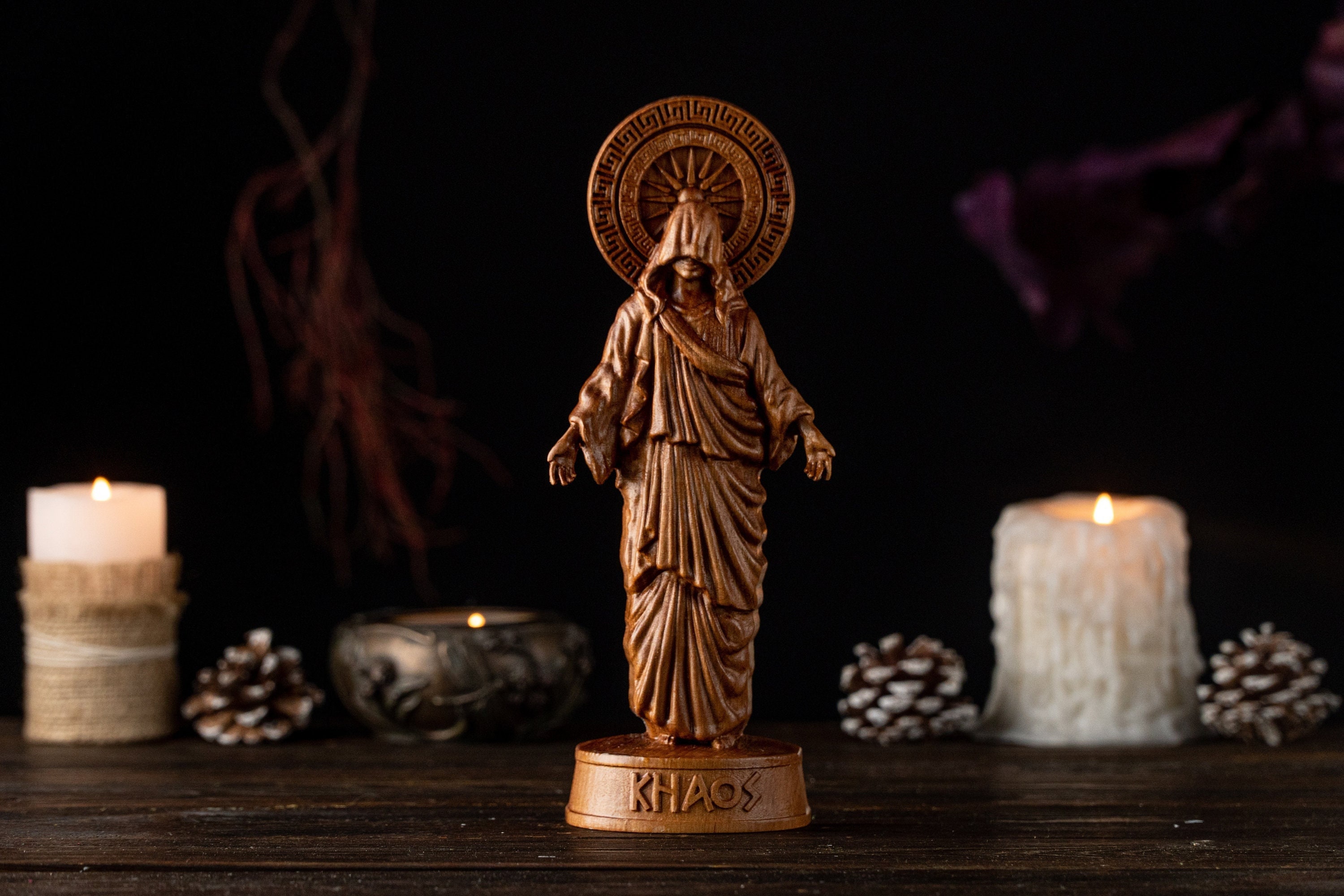 Khaos Greek Goddess, Khaos Greek Mythology Figure, Greek Gods, Pagan ...