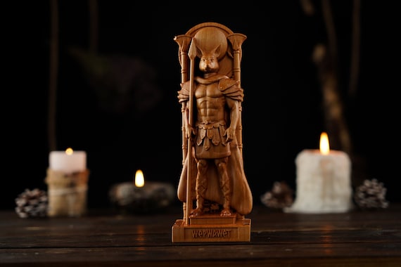 Wepwawet Egyptian God, Wepwawet statue, ancient egypt gods, egypt gods, ancient paganism, pagan altar, egypt altar statue