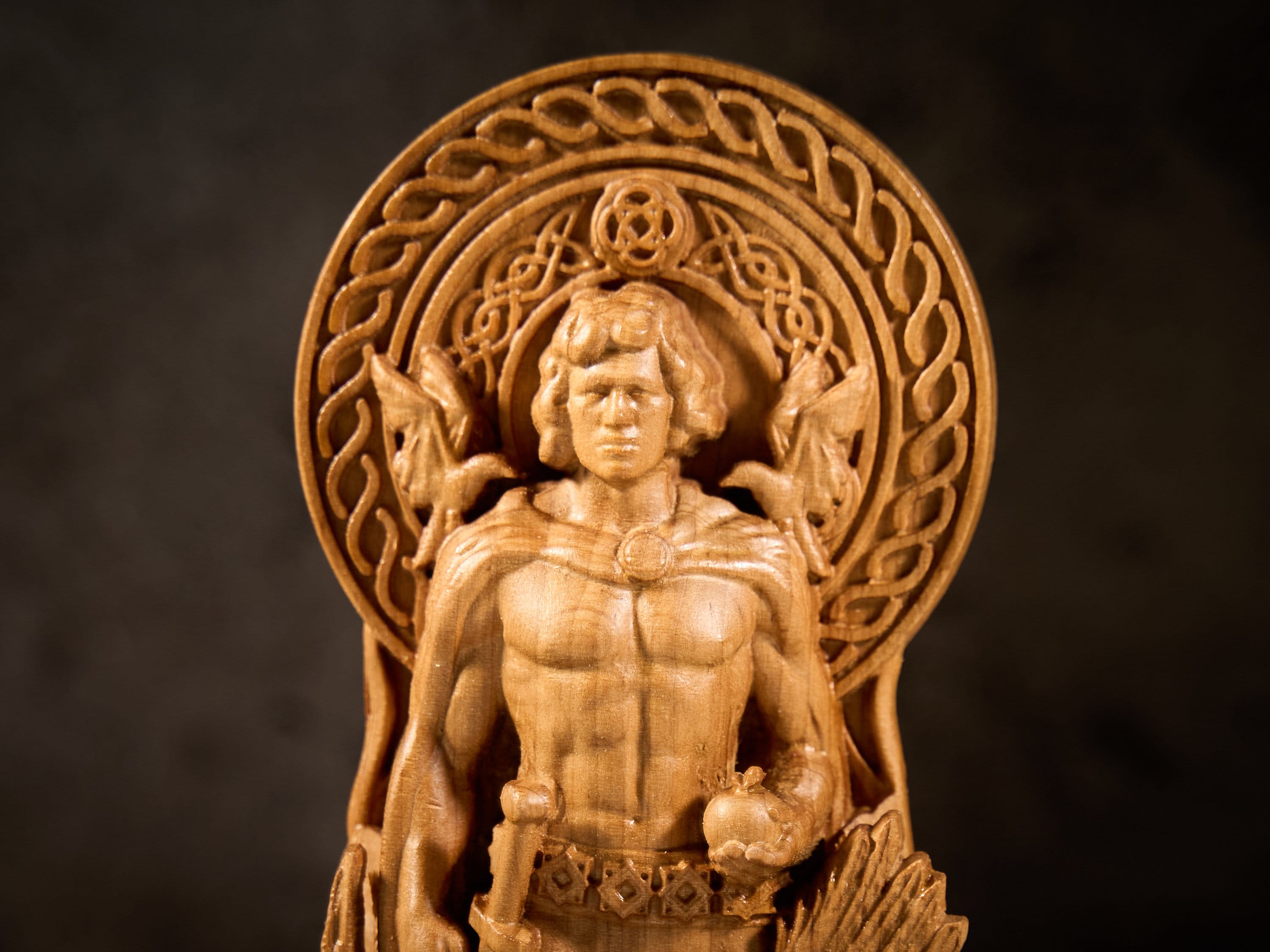 Aengus Irish God, Aengus Celtic God, Celtic Gods, Aengus Statue, Pagan ...
