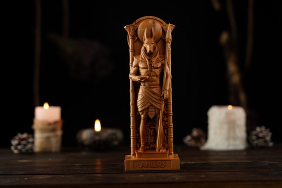 Anubis Egyptian God, Anubis statue, ancient egypt gods, egypt gods, ancient paganism, pagan altar, egypt altar statue