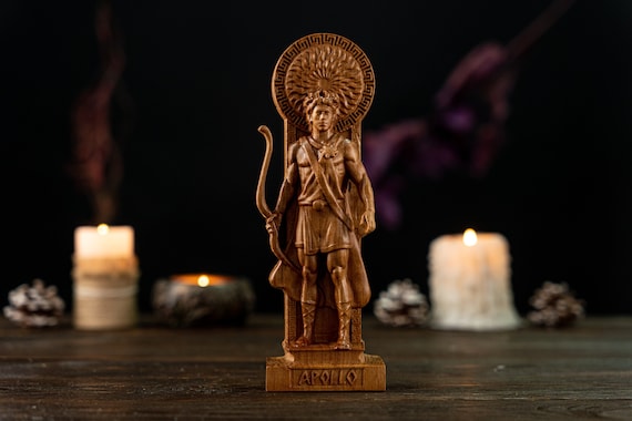 Apollo Greek Statue, Apollo Greek Figure, greek gods, greek altar, pagan statue, Apollo statue