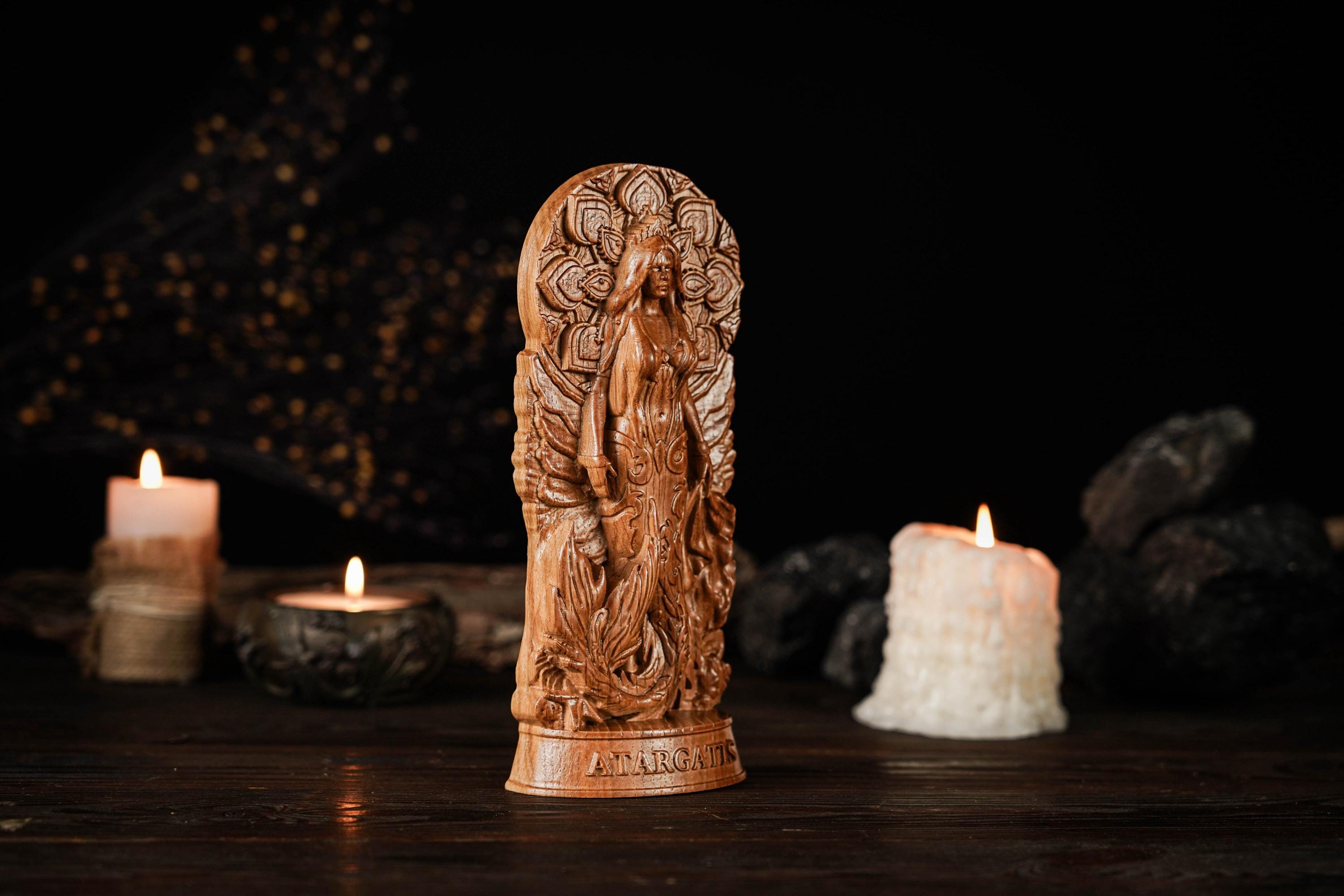 Atargatis Goddess Statue, Syrian Fertility Goddess, Mermaid Deity ...