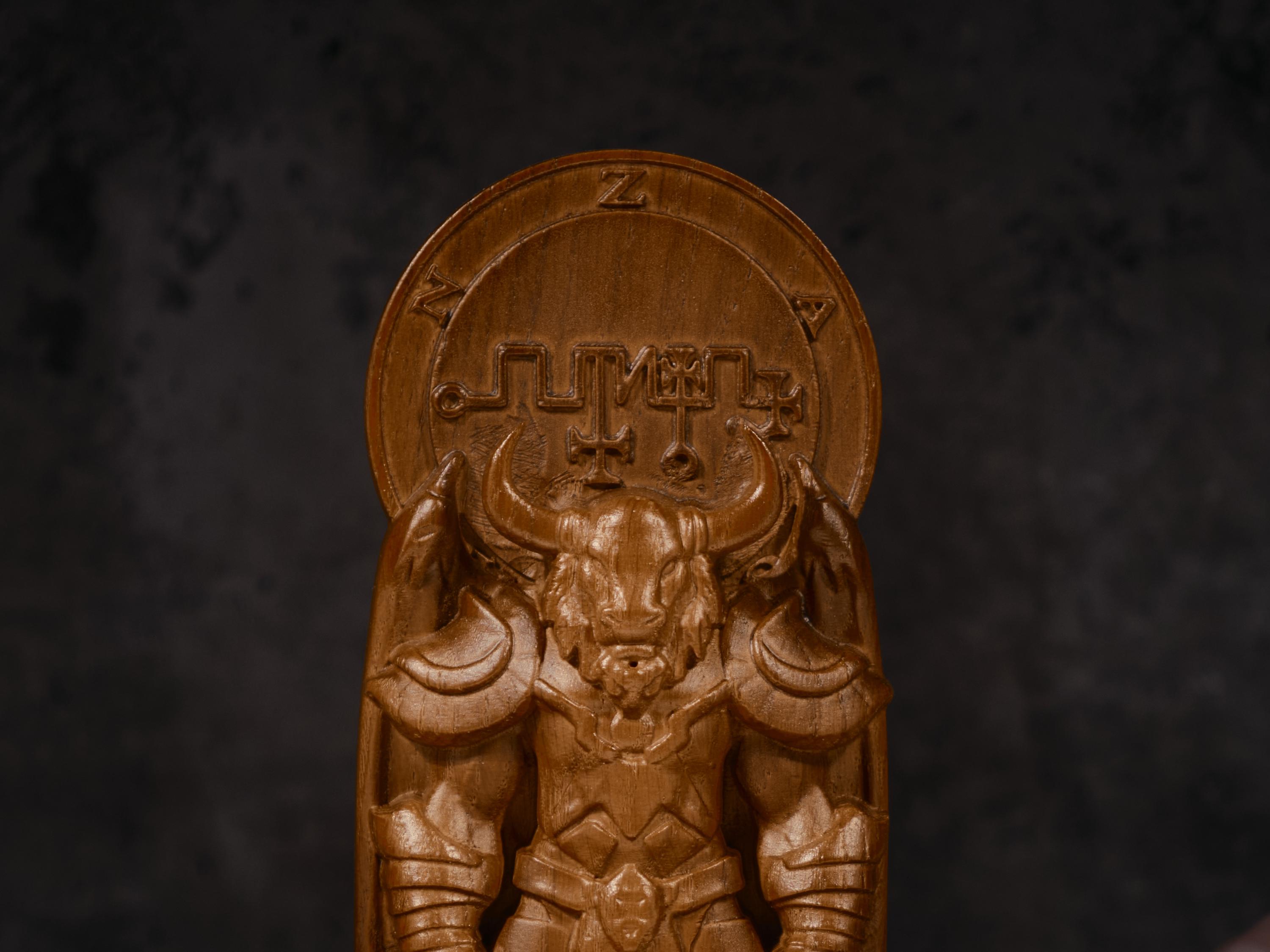 ザガン王の悪魔、ザガン王の像、ザガン・ゴエティア王、悪魔学の図像