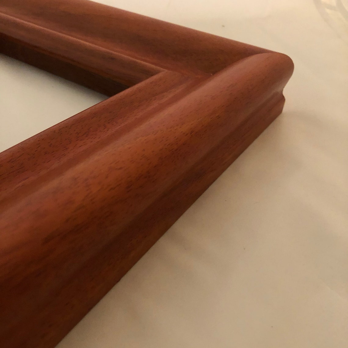 Koa Wood Custom Picture Frame 3 wide Bannister Moulding Etsy