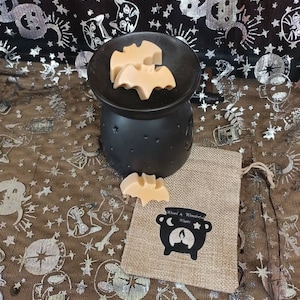 Pack of 3 cute shaped Bat wax melts, gift set, multiple fragrance and colour options