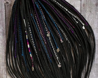 Peluca de rastas: Trenzas finas y ligeras - Estilo festivalero y bohemio