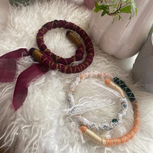 Spirale Wolle Haargummi für Dreadlocks, Spiralschloss für Dreadlocks, flexibler Bindedraht wickel für Dreads 2 Stück