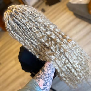 Blonde Synthetic Dreads, Boho Viking Style, Heat Resistant, Easy Install