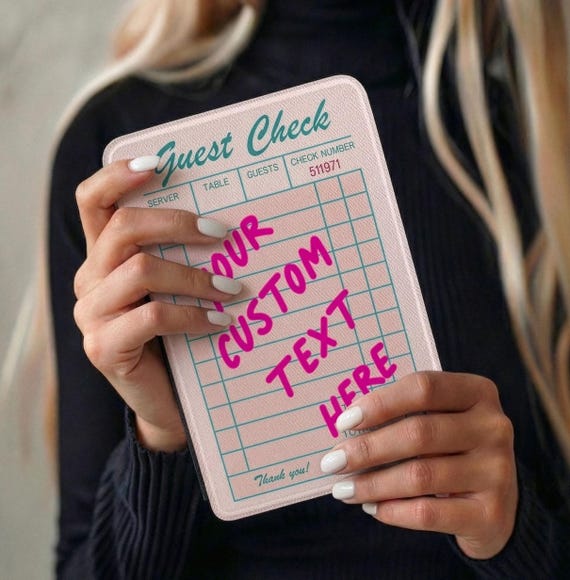 Personalized Text Kindle Case | Custom Funny Reader Gift | Fits Paperwhite 12th Gen & Colorsoft