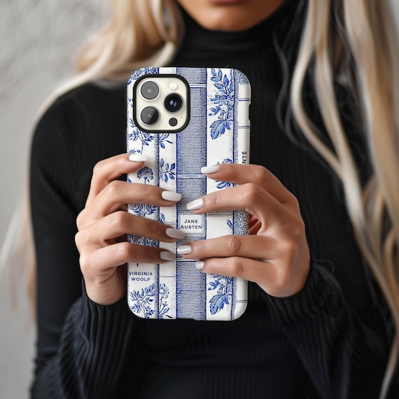 Floral Toile Phone case compatible iPhone 13 14 15 16 Max Pro
