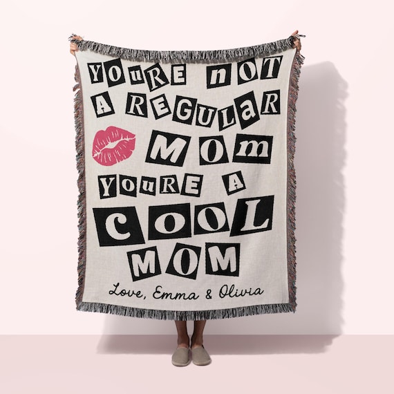 Funny Gift for Mom Personalized Mother's Day Blanket