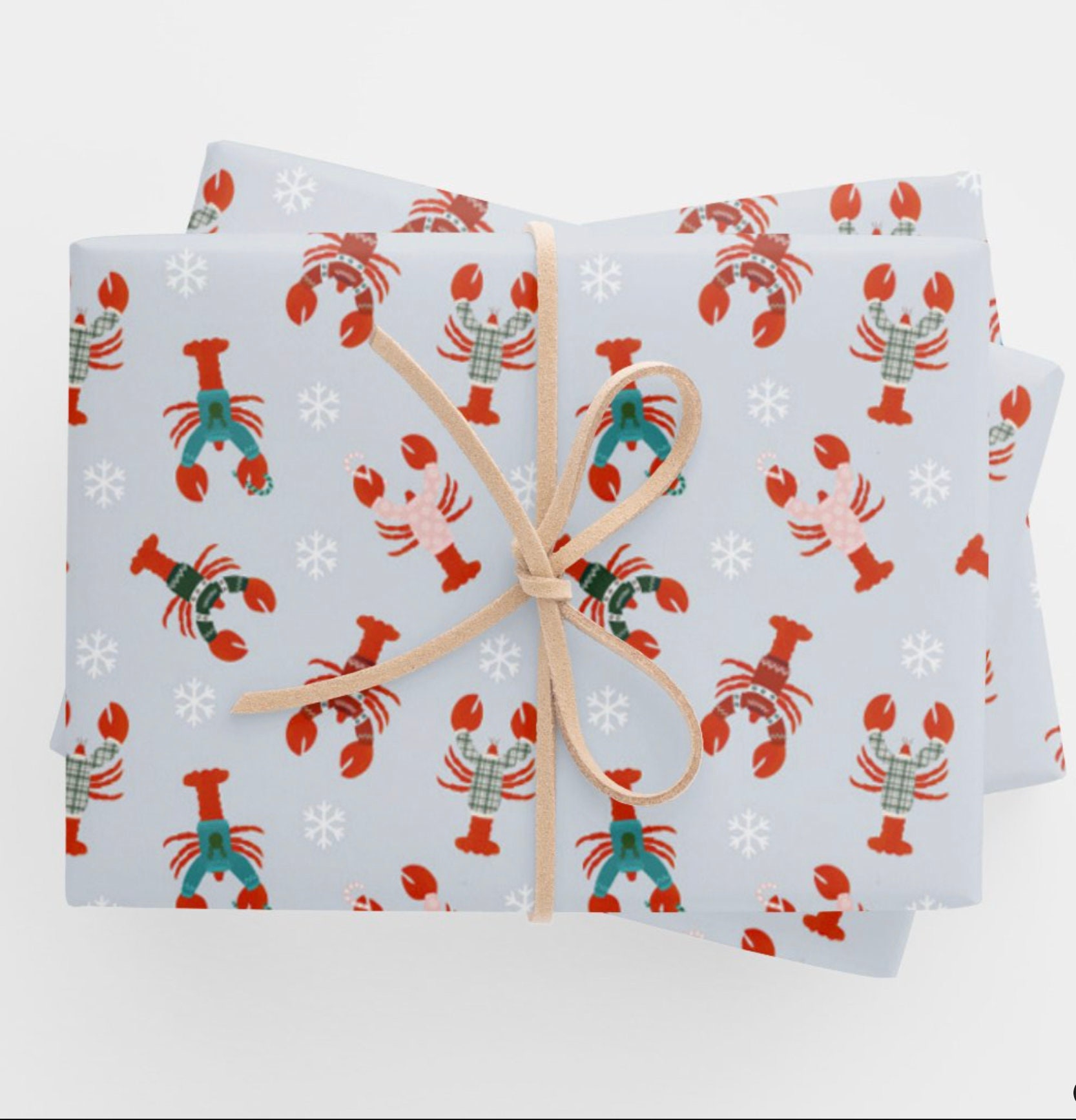 Lobster Christmas Wrapping Paper – Kylie Paper Co.