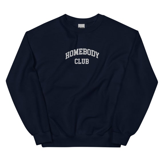 Embroidered Sweatshirt Homebody Club