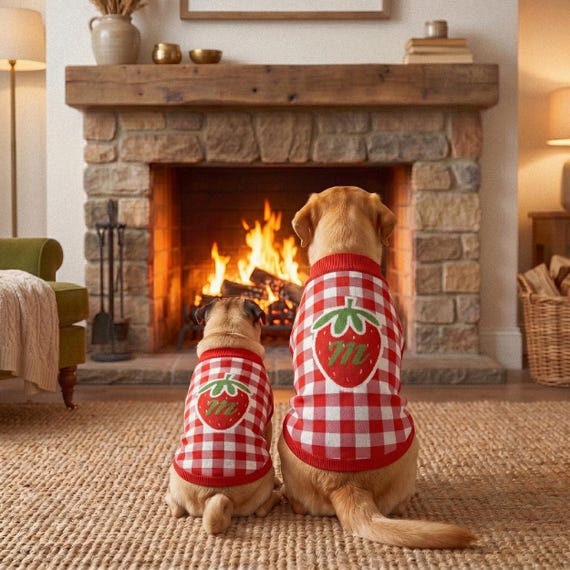 Personalized Dog Mom Matching Sweater Sets, Dog Mom Gift Monogram Twinning Set