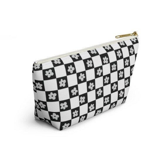 louis vuitton white checkered makeup bag