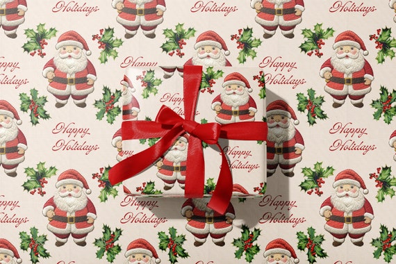 Christmas Holiday Wrapping Paper