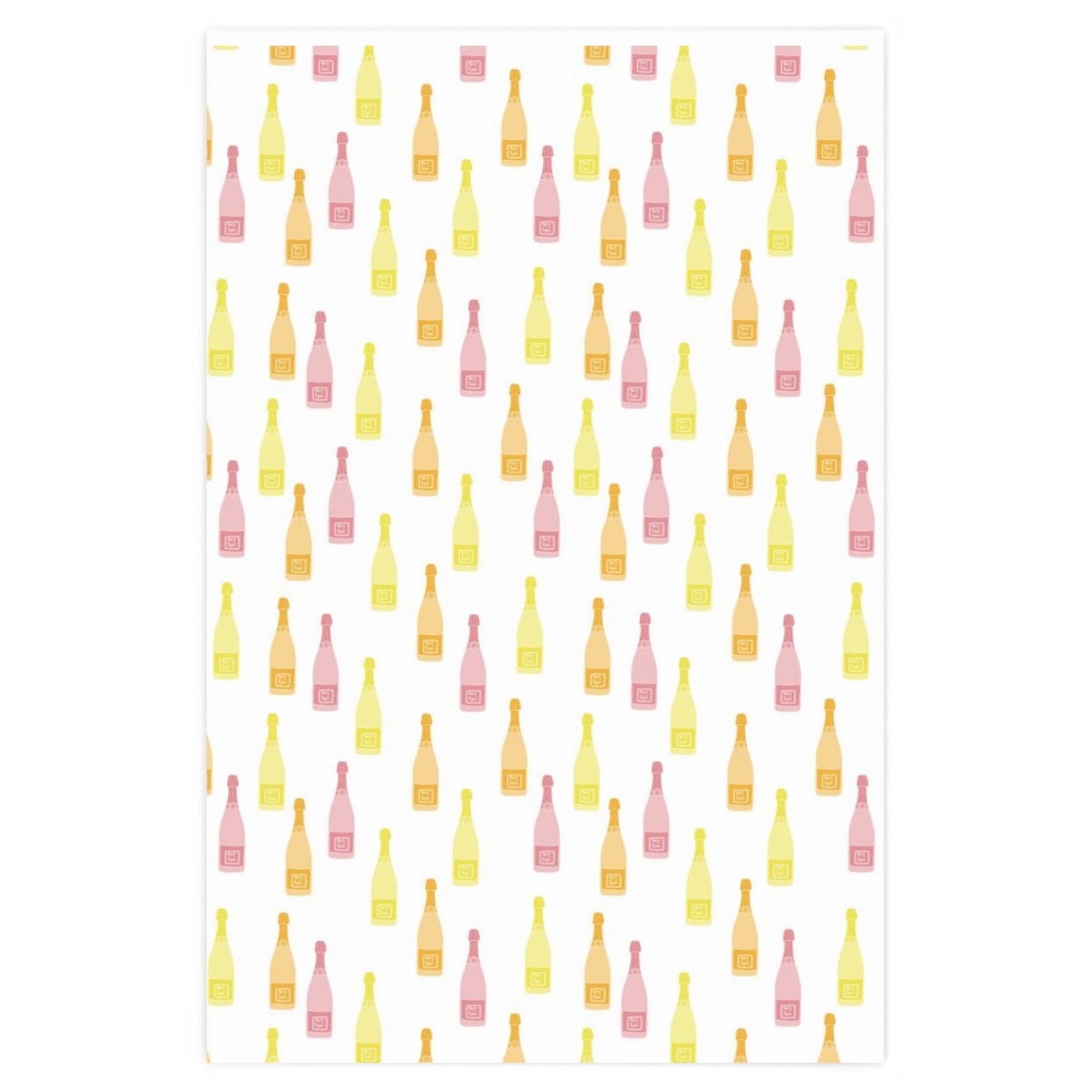 Cute Sparkling Rosé Gift Wrapping Paper 5 High Quality Etsy