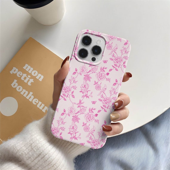Magsafe Phone Case, Personalized Pink Phone Case, Magnetic Tough Case, Tech Accessories, Trendy Phone Gift for Her 13 14 15 16 Plus Pro Max