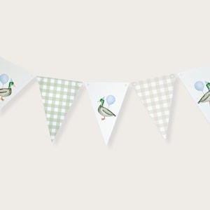 Mallard Duck Flag Banner: Party Decorations