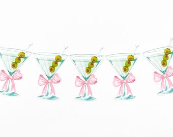 Olive Martini Banner: Party Decorations, Bachelorette Party