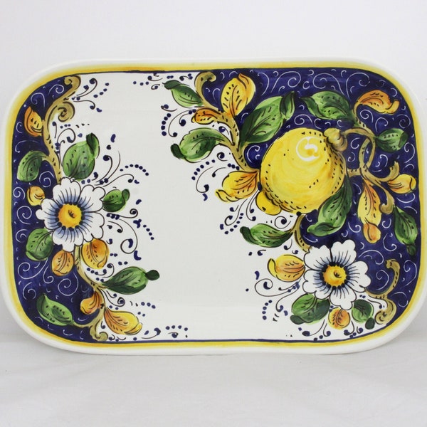 Italian Pottery Lemons Etsy