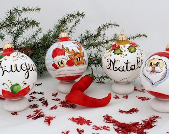 Kerstfontein van kurk, afmetingen: 15 x 10 cm, decoratief artikel voor