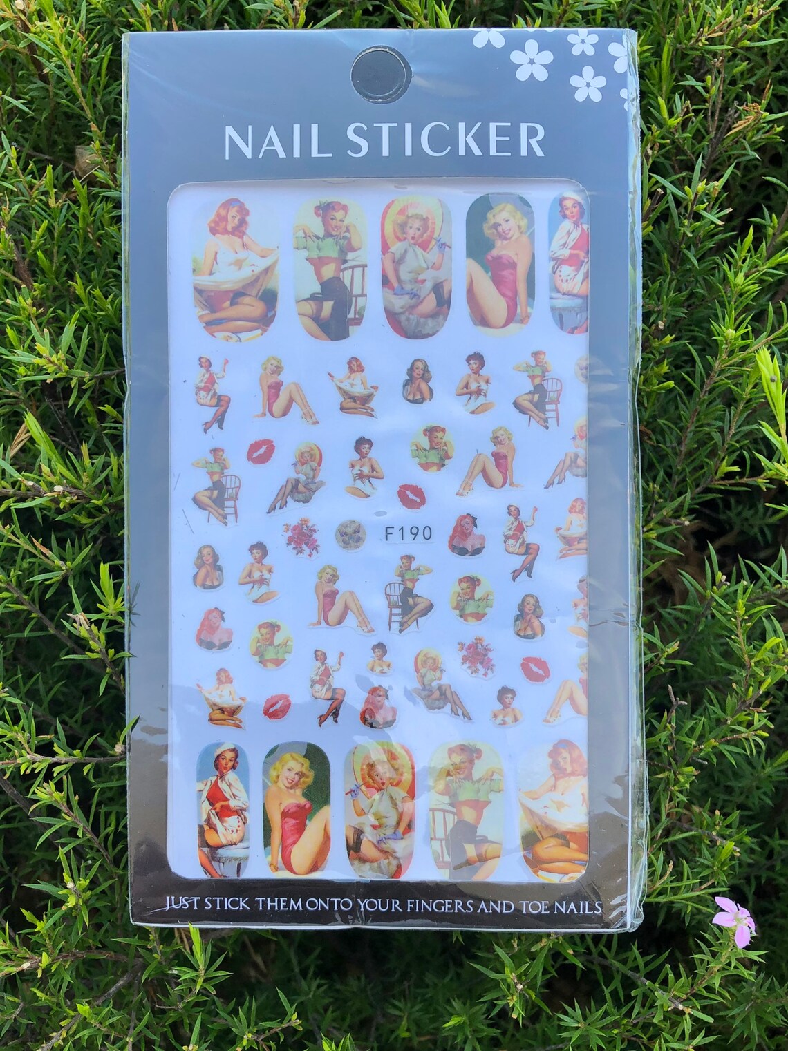 Sticker Nail Design Etsy