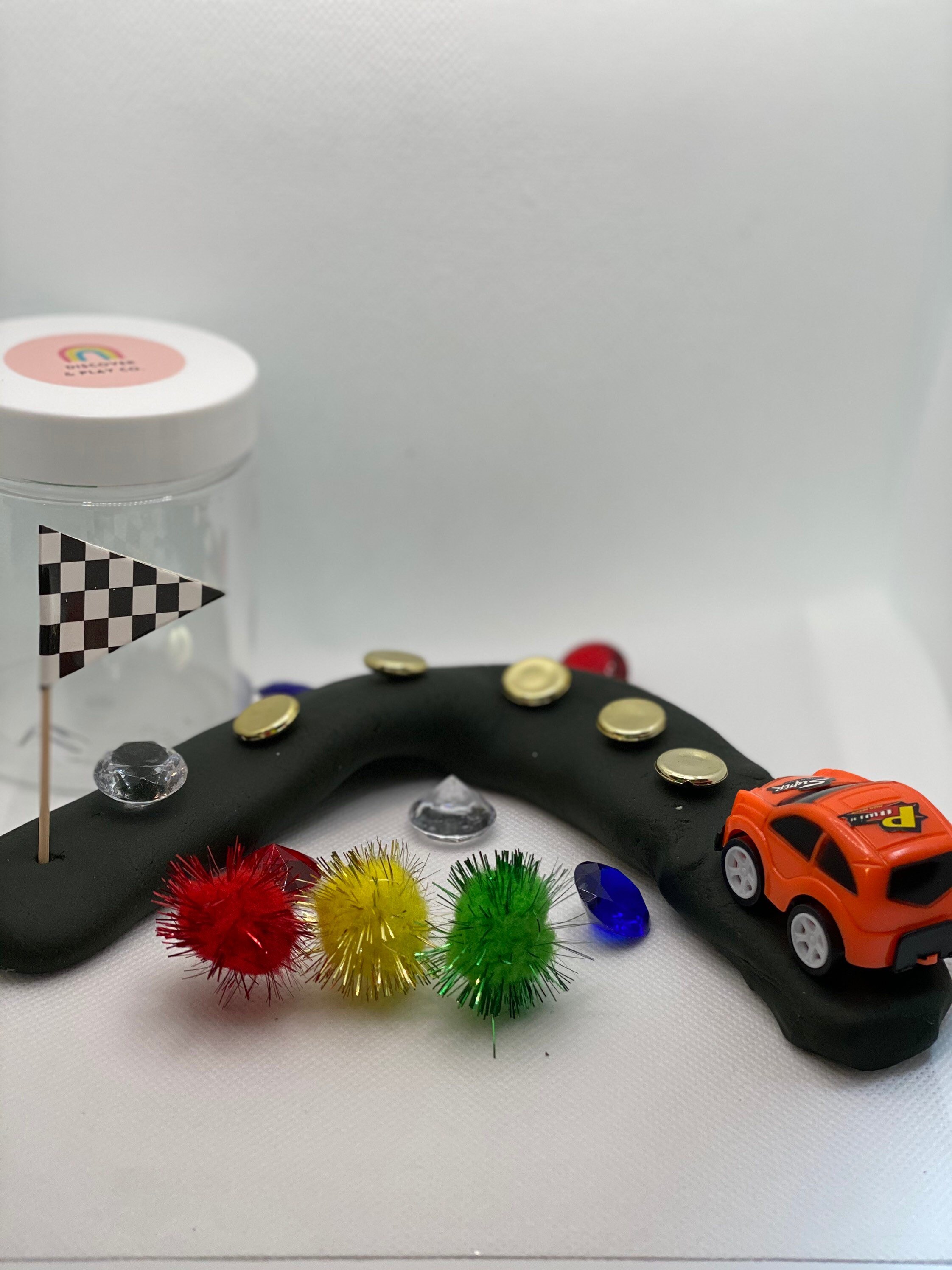 Transportation Play Dough Jar Car Play Dough To Go Ready Etsy