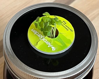 Acrylic Mason Jar AeroGarden Net Cup Support