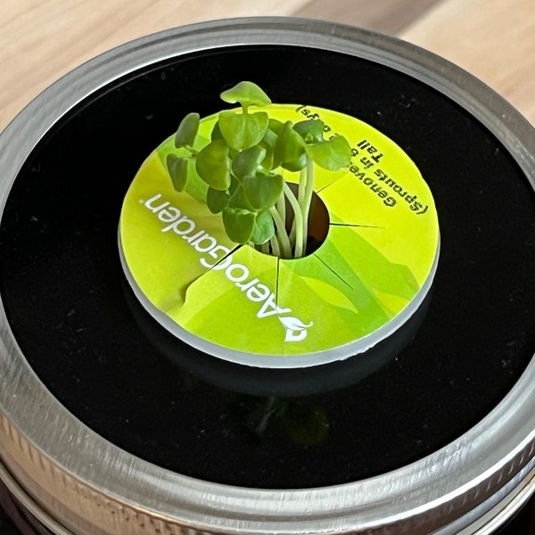 Acrylic Mason Jar AeroGarden Net Cup Support