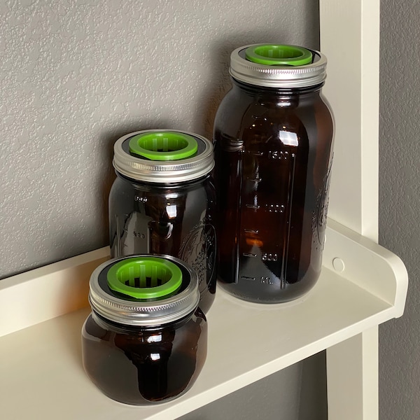 Acrylic Mason Jar Net Cup Support