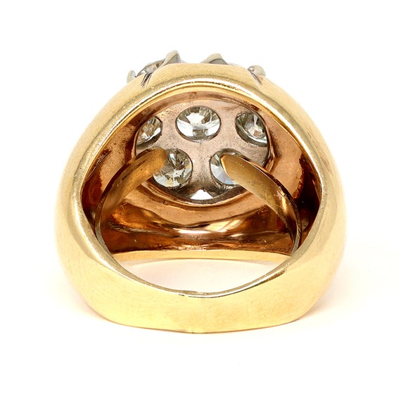 Cluster Diamond Ring, Circa 1950 - image 4