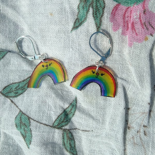 Over the Rainbow boucles d'oreilles