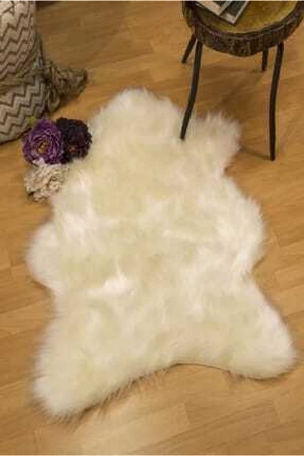 FAKE SHEEPSKİN RUG Etsy